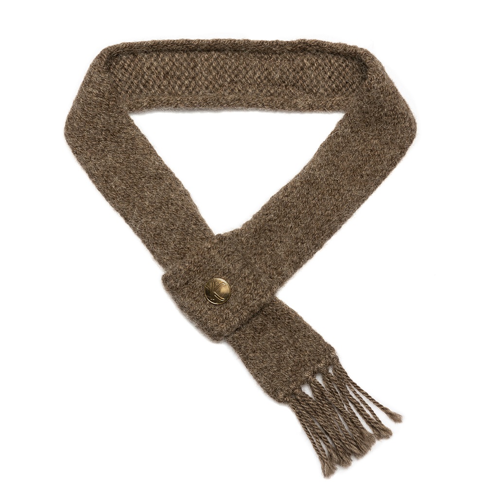 Brown Mally Knit Skarf