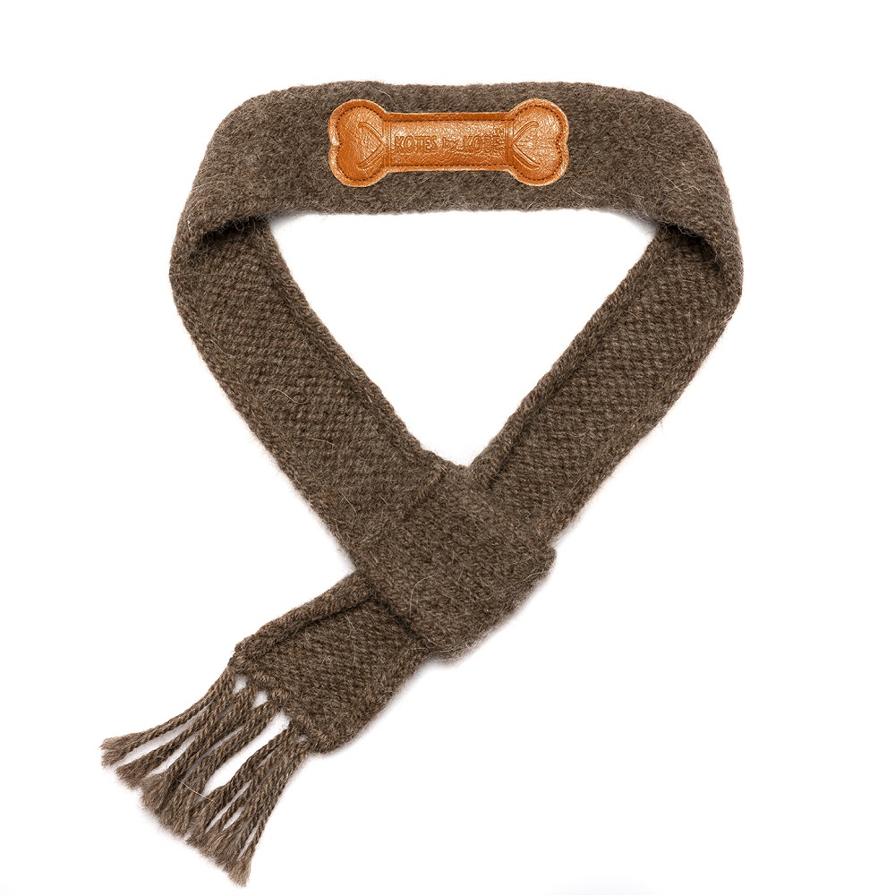 Brown Mally Knit Skarf - Image 2