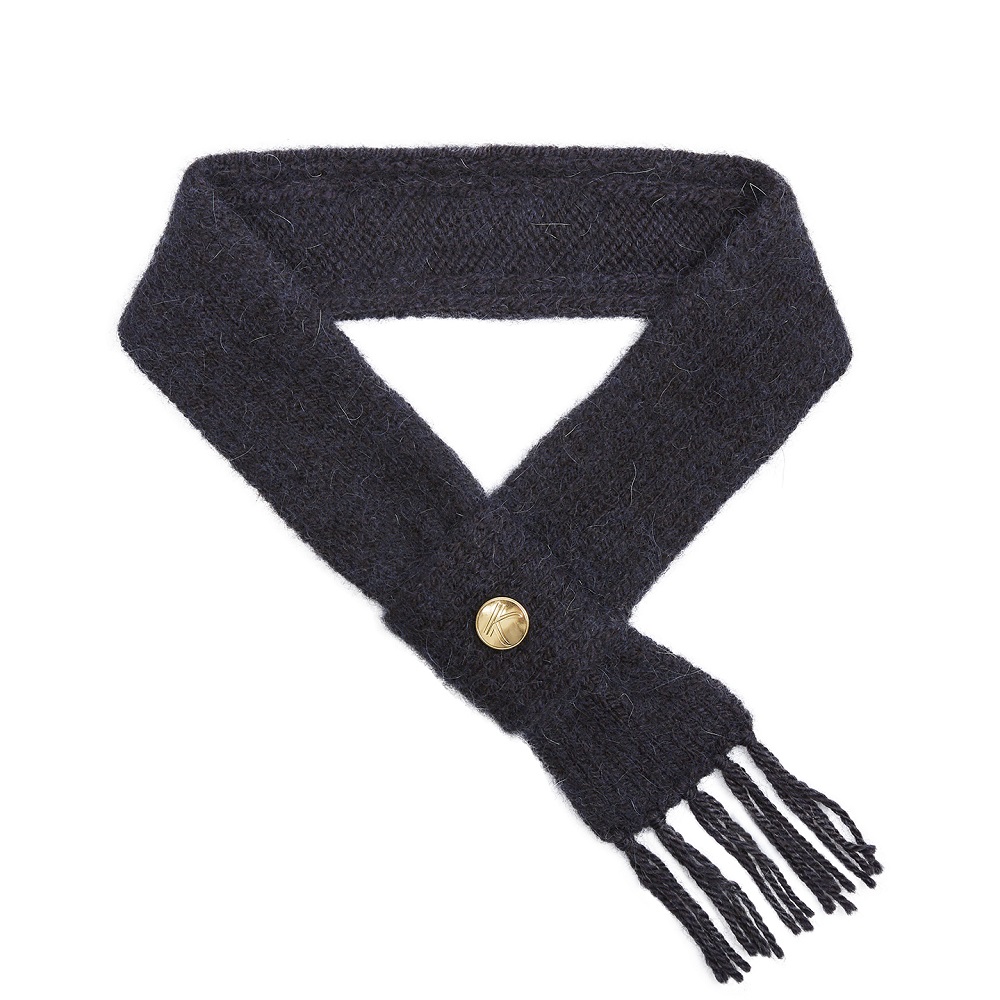 Navy Mally Knit Skarf