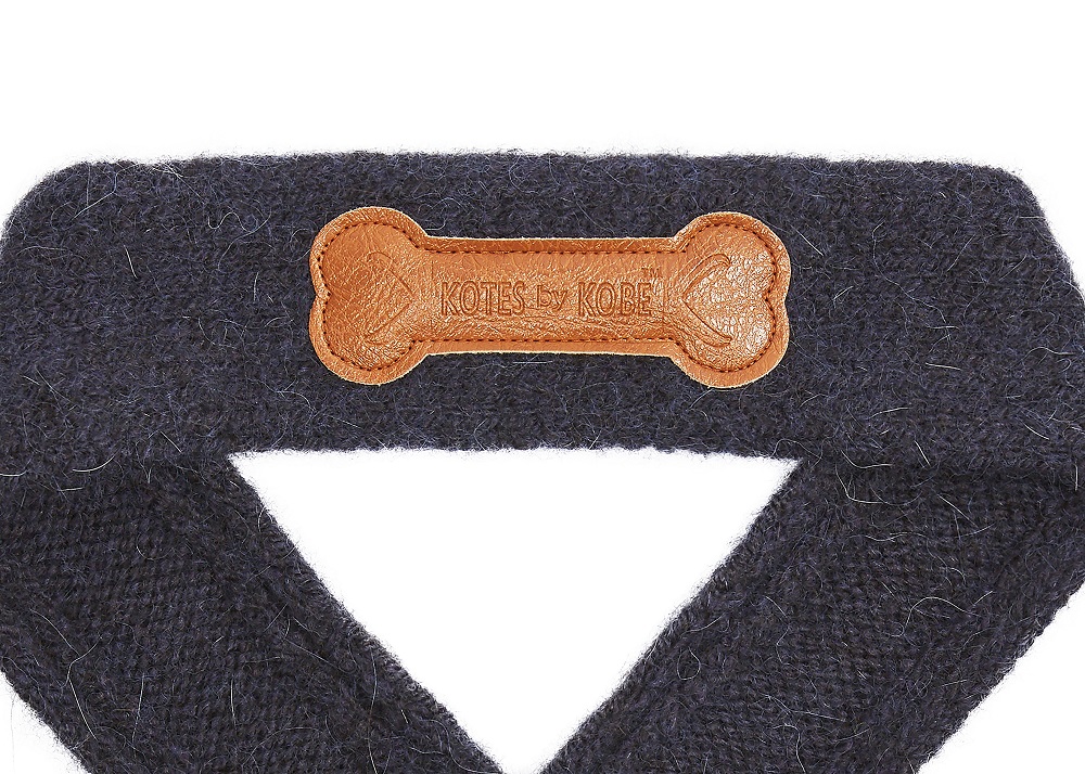 Navy Mally Knit Skarf - Image 3