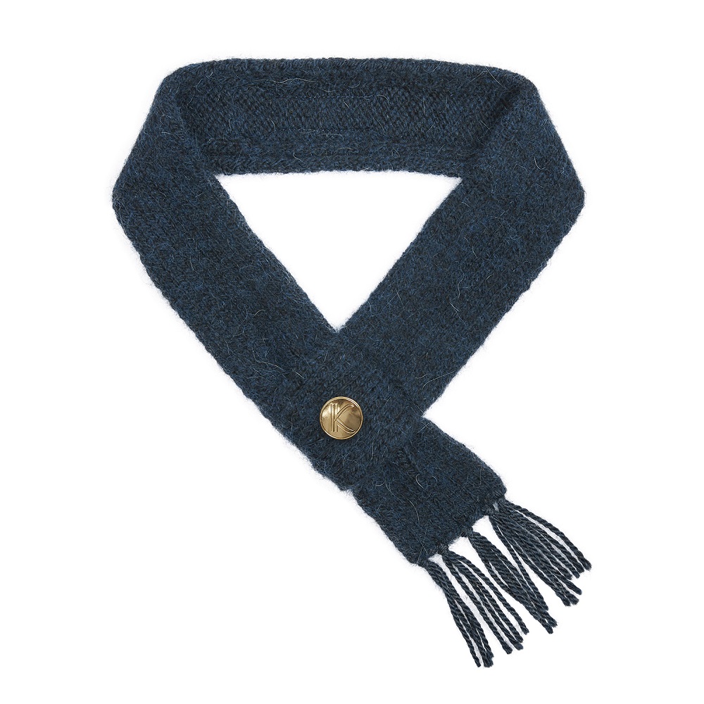 Teal Mally Knit Skarf